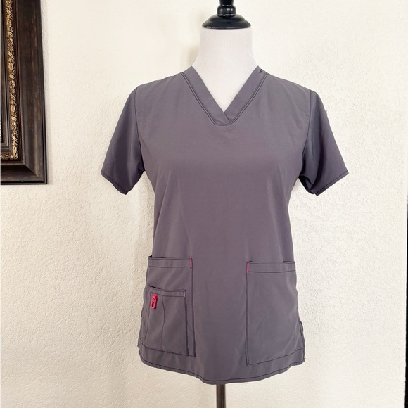 Carhartt Force Cross-Flex Women's V-Neck Top Size Small - Picture 2 of 10